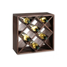 KESPER Polica za vino borovo drvo 50x50x25 KSP69244