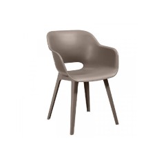 KETER Baštenska plastična stolica Akola kapućino CU 235827 KETER Baštenska plastična stolica Akola kapućino CU 235827