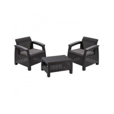 KETER CORFU WEEKEND Baštenski set Pe-ratan, grafit (CU 223250) KETER CORFU WEEKEND Baštenski set Pe-ratan, grafit (CU 223250)