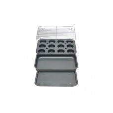 KINGHOFF KH1409 SET PLEHOVA ZA PEČENJE 4 KINGHOFF KH1409 SET PLEHOVA ZA PEČENJE 4