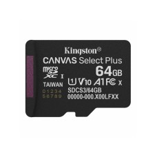 KINGSTON 64GB, MicroSD, Canvas Select Plus (SDCS3/64GBSP) KINGSTON 64GB, MicroSD, Canvas Select Plus (SDCS3/64GBSP)