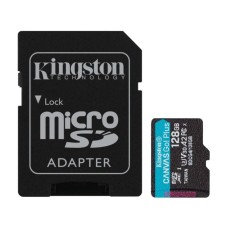 KINGSTON Memorijska kartica U3 V30 microSDXC 128GB Canvas Go Plus 200MB/s A2 + adapter SDCG4/128GB