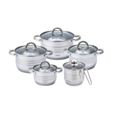 KLAUSBERG KB7696 SET ŠERPI INOX 16/18/20/24/14 KLAUSBERG KB7696 SET ŠERPI INOX 16/18/20/24/14