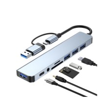 LINKOM USB+TIP C Hub 4xUSB 3.0+TIP C+SD/micro sd+ Audio