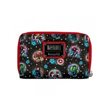 Loungefly Marvel Avengers Tattoo Zip Around Wallet