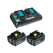 MAKITA SET 10 BL1850B 2 x 5Ah + DC18RD brzi dupli punjac 18 V MAKITA SET 10 BL1850B 2 x 5Ah + DC18RD brzi dupli punjac 18 V