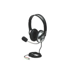 MANHATTAN Slušalice sa mikrofonom Classic 175555, black MANHATTAN Slušalice sa mikrofonom Classic 175555, black