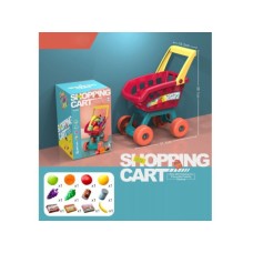 MERX Igračka kolica za kupovinu sa dodacima MERX Igračka kolica za kupovinu sa dodacima