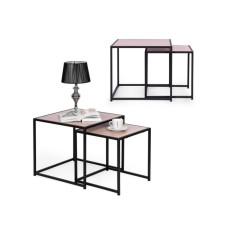 ModernHome Klub sto loft, set od dva komada
