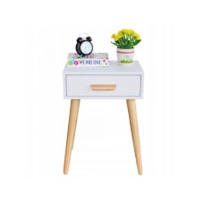 ModernHome Noćni stočić Deva Bela (WYJ-085 WHITE)