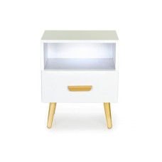 ModernHome Noćni stočić Nova Bela (WYJ-258 WHITE)