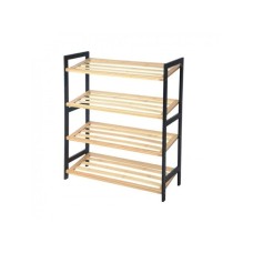 ModernHome Polica za obuću 4 nivoa Bamboo