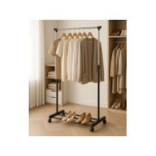 ModernHome Univerzalni stalak za odecu sa podesivom visinom i tockicima