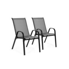MultiGarden Set od 2 baštenske stolice dark grey MultiGarden Set od 2 baštenske stolice dark grey