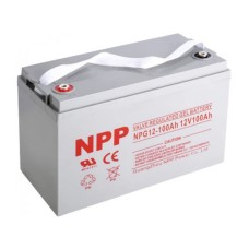 NPP NPG12V-100Ah, gel battery, C20=100AH, T16, 330x171x214x220, 27,3KG, Light grey NPP NPG12V-100Ah, gel battery, C20=100AH, T16, 330x171x214x220, 27,3KG, Light grey