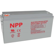 NPP NPG12V-150Ah, Gel battery, C20=150AH, T16, 485*172*240*240, 38,5KG, Light grey NPP NPG12V-150Ah, Gel battery, C20=150AH, T16, 485*172*240*240, 38,5KG, Light grey