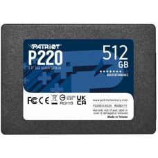 PATRIOT SSD 2.5 SATA3 512GB Patriot P220 550MBs/500MBs P220S512G25 PATRIOT SSD 2.5 SATA3 512GB Patriot P220 550MBs/500MBs P220S512G25