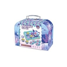 PERTINI Kofer čajanka set morski svet 19 elemenata