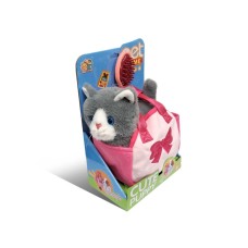 PERTINI Plišana maca 23 cm u torbi PERTINI Plišana maca 23 cm u torbi