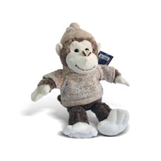 PERTINI Plišani sivi majmun sa kapom i džemperom PERTINI Plišani sivi majmun sa kapom i džemperom