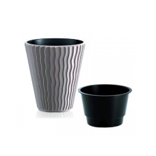 Prosperplast PR DBSP400-405U Saksija Sandy 39x44cm kameno siva Prosperplast PR DBSP400-405U Saksija Sandy 39x44cm kameno siva