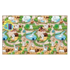 ROLLMATZ Podloga za igranje Zoološki vrt + 6 flomastera 200 x 120cm ROLLMATZ Podloga za igranje Zoološki vrt + 6 flomastera 200 x 120cm