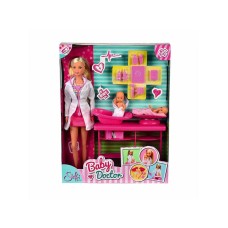 SIMBA STEFFI LUTKA SET DOKTORKA SA BEBOM SIMBA STEFFI LUTKA SET DOKTORKA SA BEBOM