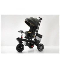 TROTY Tricikl za decu, tamno sivi TROTY Tricikl za decu, tamno sivi