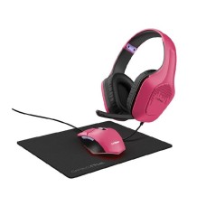 TRUST Miš + slušalice + podloga Trust GXT 790P Tridox 3-in-1 Pink TRUST Miš + slušalice + podloga Trust GXT 790P Tridox 3-in-1 Pink