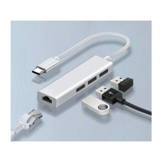 VELTEH Type C HUB 4 u 1 RJ45 100M LAN + 3*USB 2.0 VELTEH Type C HUB 4 u 1 RJ45 100M LAN + 3*USB 2.0