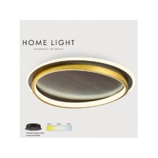 VESTA 524 Plafonska svetiljka 36W 3000/4500/6000K TAMNO DRVO/ZLATO (Ø 400) VESTA 524 Plafonska svetiljka 36W 3000/4500/6000K TAMNO DRVO/ZLATO (Ø 400)