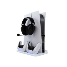 WHITE SHARK PS5 Kimura 2 Hladnjak i dock za punjenje dva PS5 kontrolera WHITE SHARK PS5 Kimura 2 Hladnjak i dock za punjenje dva PS5 kontrolera