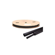 WOER HEAT Termoskupljajući bužir 6mm crni 100m