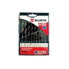 WURTH Set spiralnih RED LINE burgija HSS (1 - 10mm), 19kom WURTH Set spiralnih RED LINE burgija HSS (1 - 10mm), 19kom