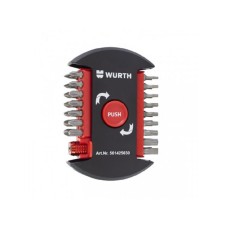 WURTH Set umetaka sa magnetnim brzomenljivim nosačem 1/4'', 33 komada WURTH Set umetaka sa magnetnim brzomenljivim nosačem 1/4'', 33 komada
